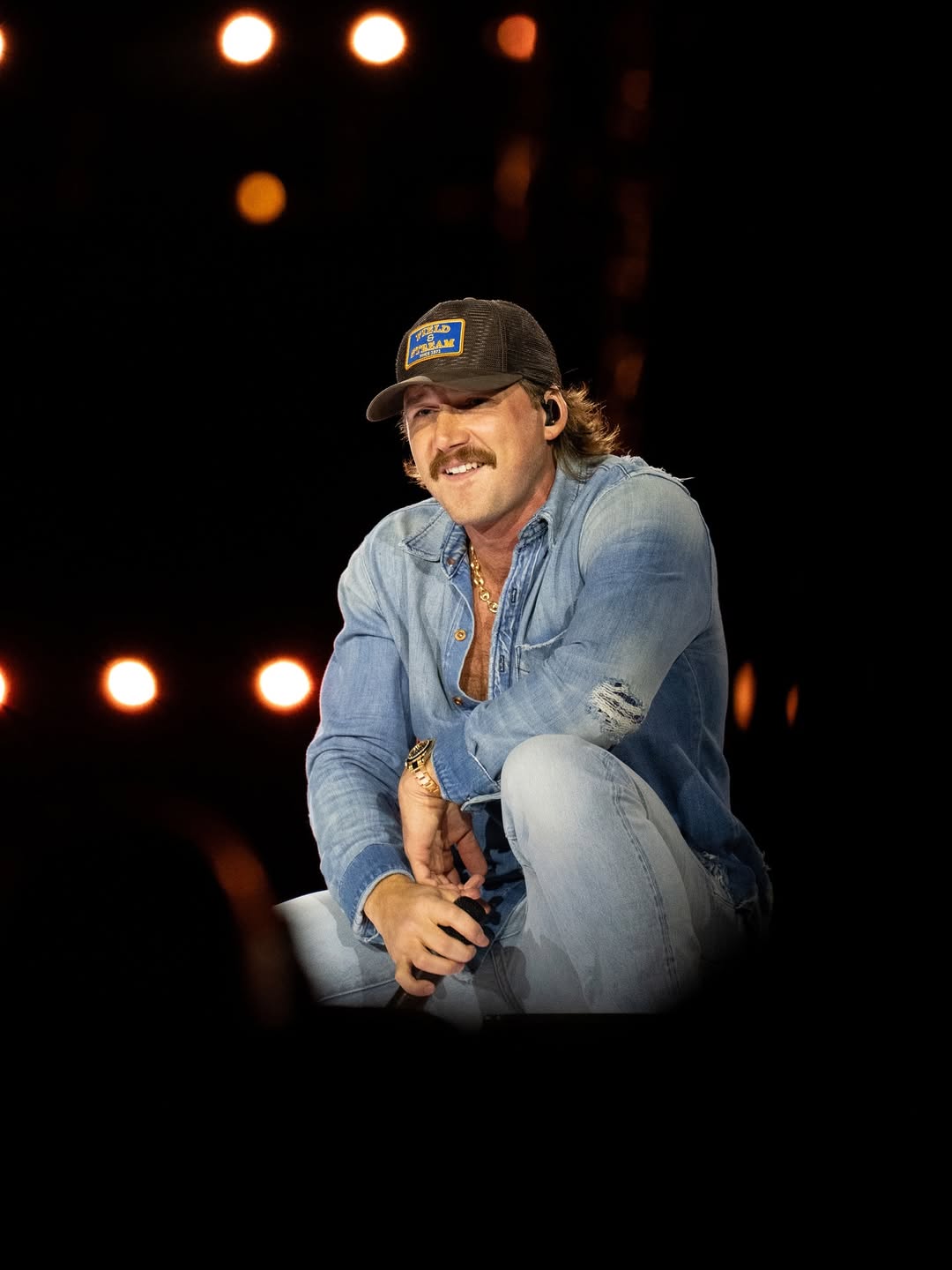 Mic in Hand - Stage Lights